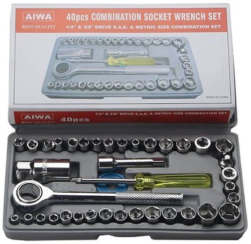 40 Pcs Combination Socket Wrench Set - AVORA