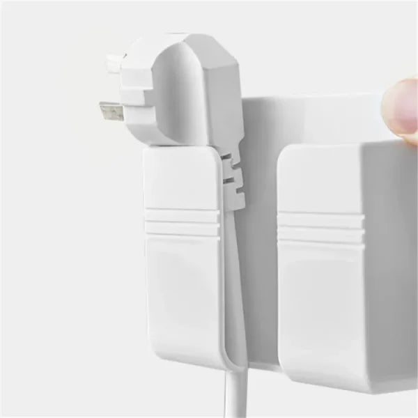 1 pcs Multifunction Mobile Phone Charging Hanging Holder, double-sided adhesive ( white colour ) - AVORA
