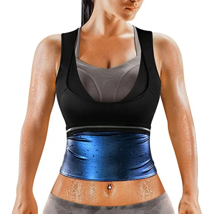 Sweat Shaper For Women Polymer Vest- Instantly Shapes And Slims - AVORA