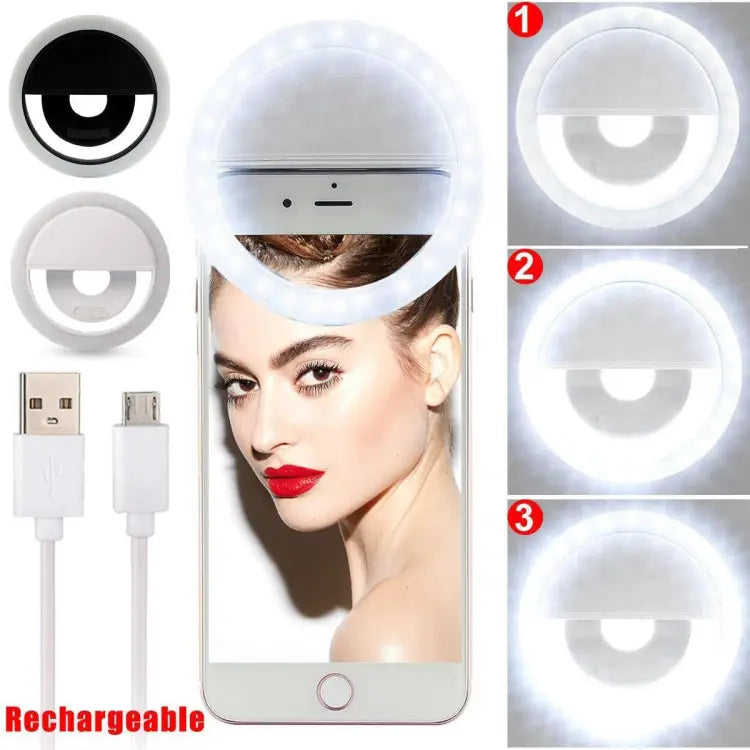 Selfie Ring Light With LED Camera Photography Flash Light - AVORA