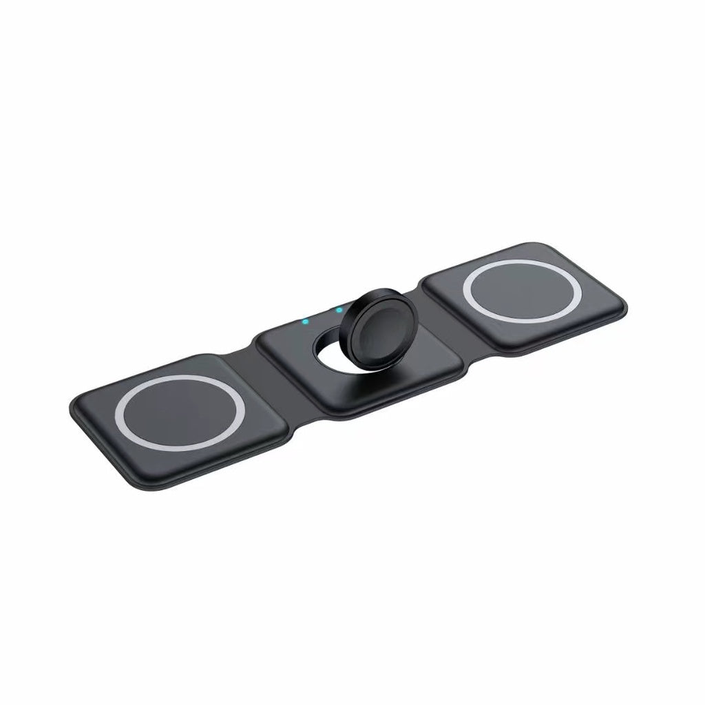 3 in 1 Magnetic Wireless Charger Foldable 15W Original Charging Station - AVORA