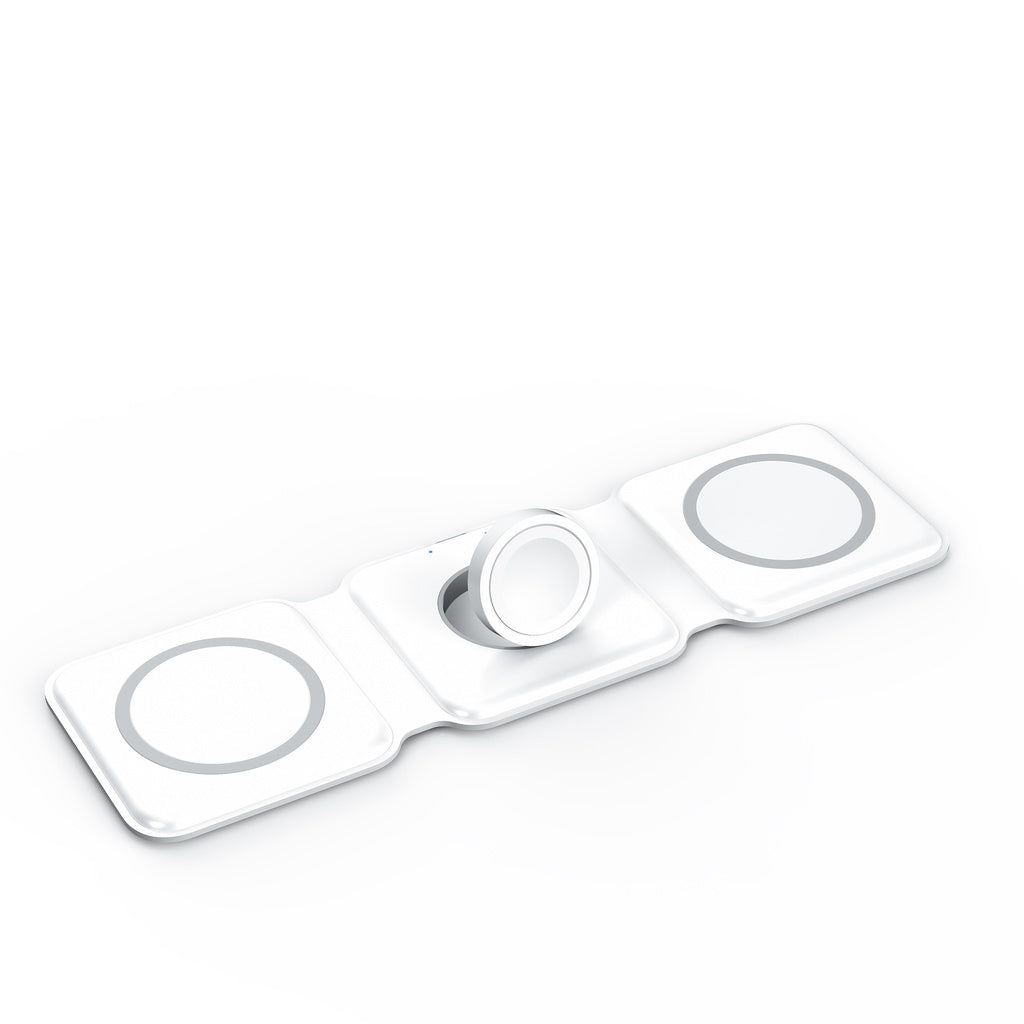3 in 1 Magnetic Wireless Charger Foldable 15W Original Charging Station - AVORA