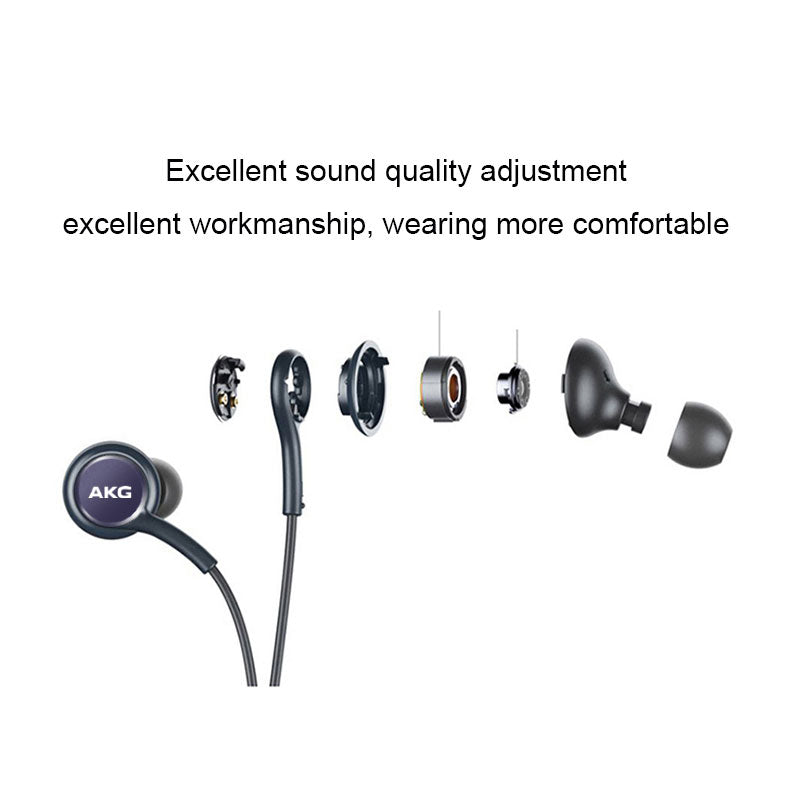 AKG Handfree | Type C | 3.5mm Handsfree | Stereo Sound Handsfree | High Quality Sound Universal Stereo Handsfre - AVORA