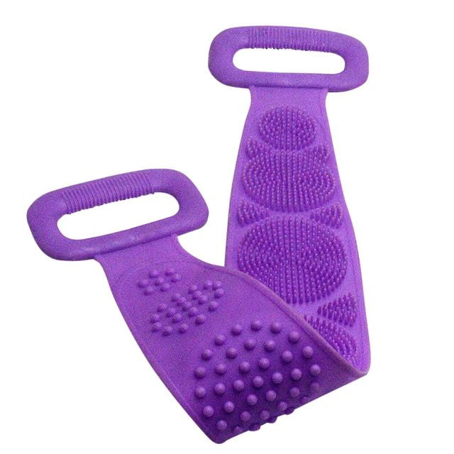 Magic Silicone Brushes Bath Towels | Rubbing Back Mud Peeling Body Massage Shower Extended | Scrubber Skin Clean Brushes Bathroom - AVORA