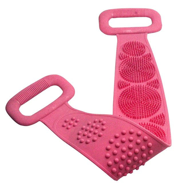 Magic Silicone Brushes Bath Towels | Rubbing Back Mud Peeling Body Massage Shower Extended | Scrubber Skin Clean Brushes Bathroom - AVORA