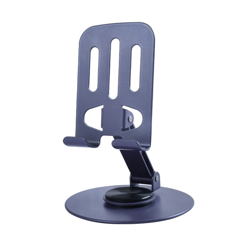 Mobile Stand – Mobile Phone Holder Broadcast Mobile Phone Holder 360 Degree Rotation Adjustment Folding Lazy Tablet Desktop Mobile Phone Holder – Stainless Steel – Random Color