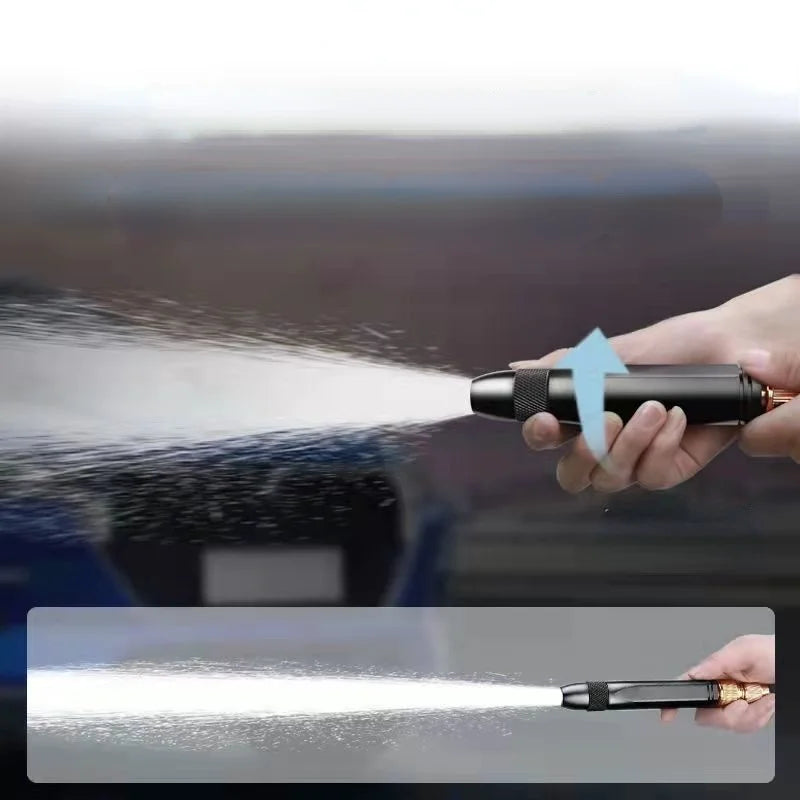 Plastic High Quality Black Nozzle | Spray Nozzle For Car, Watering Flowers, Washing Glass, Water Column | Tap Nozzle High Pressure - AVORA