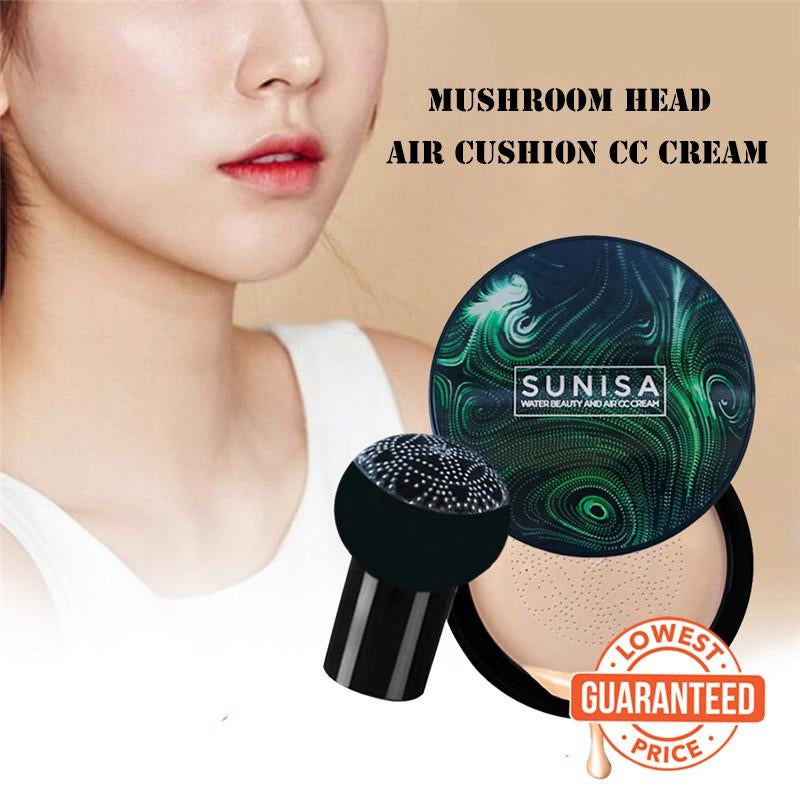 SUNISA foundation Base Original 3 In 1 | Air Cushion CC & Bb Cream | Waterproof Foundation | Moisturizing Liquid Foundation with Sponge - AVORA