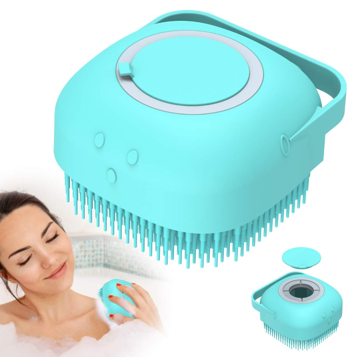 Silicone Bath Body Brush | Silica Gel Shower Brush - AVORA
