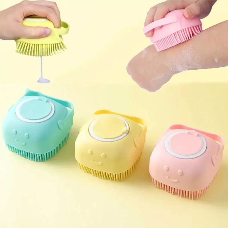 Silicone Bath Body Brush | Silica Gel Shower Brush - AVORA