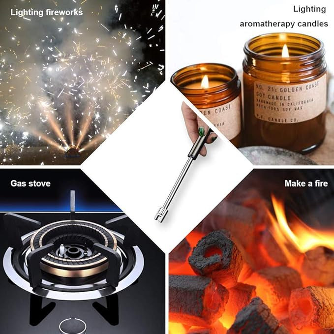 USB Rechargeable Flameless Arc Lighter Flexible & Windproof for Candles, Hiking, Camping, Kitchen, Fireplaces - AVORA