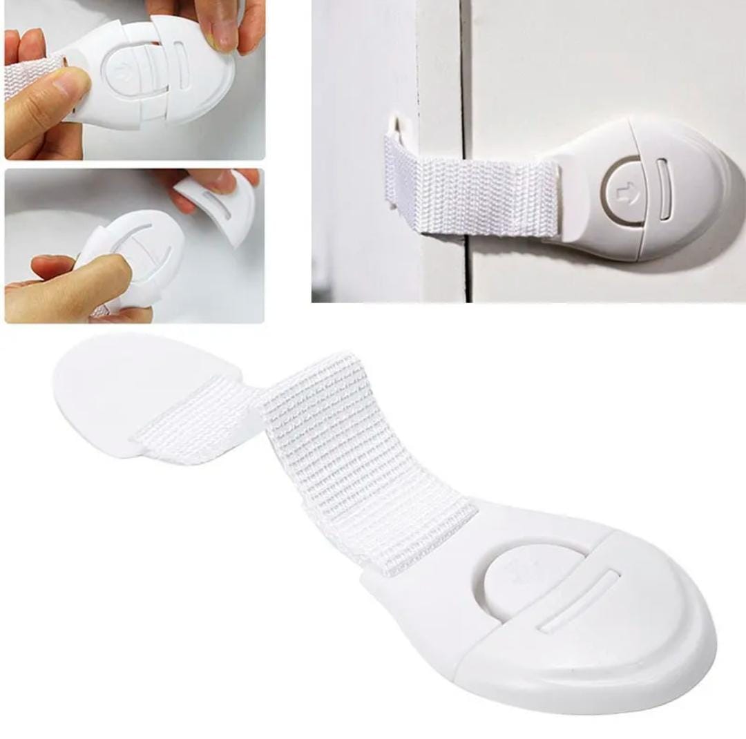 Baby Safety Cabinet Lock Latch Kit, Cupboard Lock Child Safety, Baby Proofing Drawer Locks, Baby Kids Toddler Safety Fridge Drawer Door Cabinet Cupboard Locks (1PCS) - AVORA