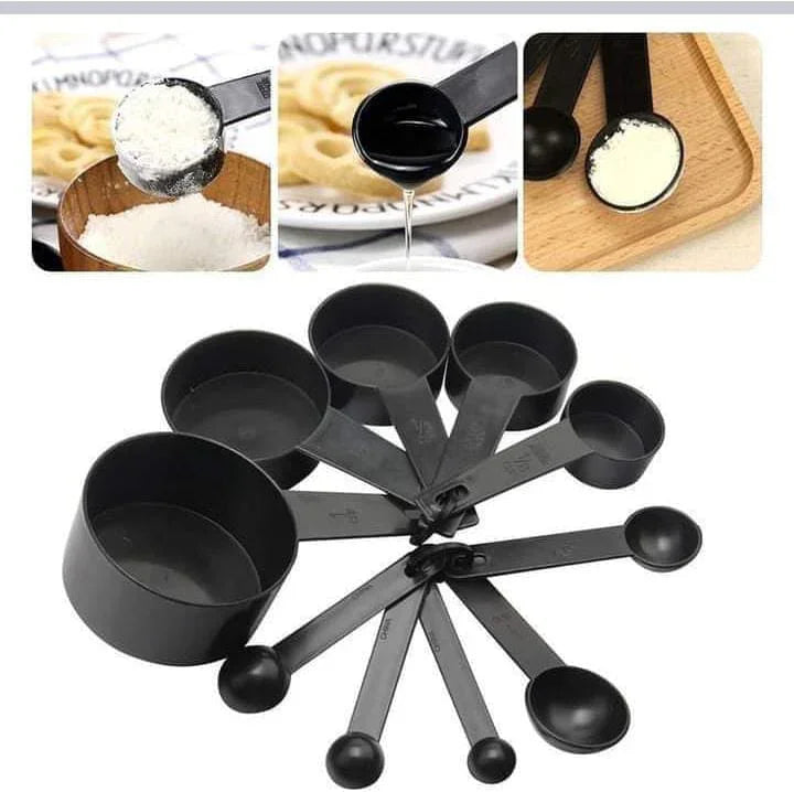 10 pcs Kitchen Measuring Spoons Teaspoon Coffee Sugar Scoop Cake Baking Flour Measuring Cups Kitchen - AVORA
