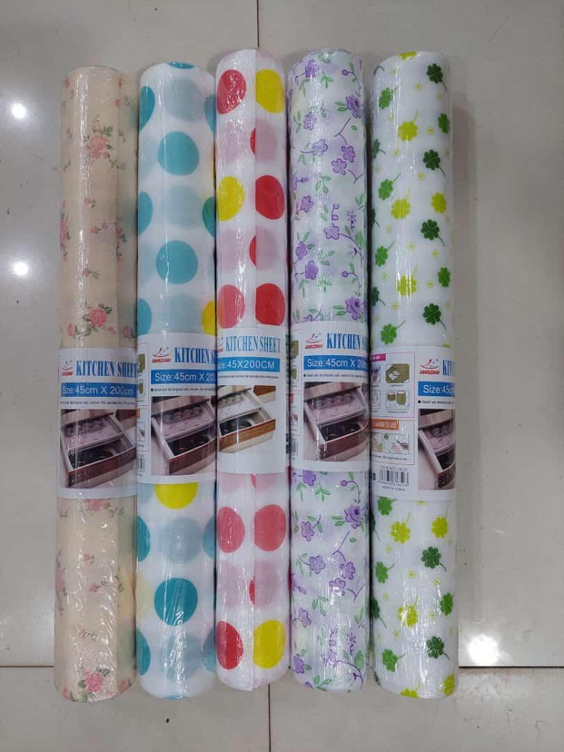 1 Roll - Kitchen Polka Foamic Sheet (45*200cm) (random color) - AVORA