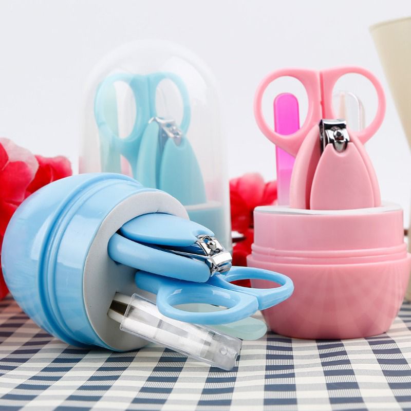 Baby Healthcare Kits Baby Nail Care Set Infant Nail Clippers Care Set with Rabbit Storage Box for Baby (Mix/Random color) - AVORA