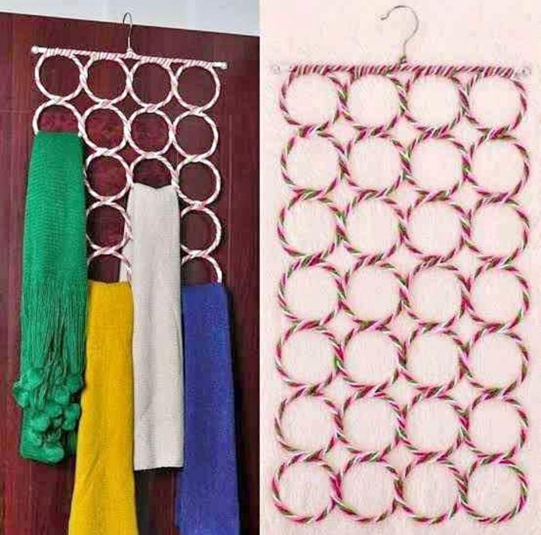 28 Holes Scarf Hanger / Tie Hanger / Belt Hanger Organizer - AVORA