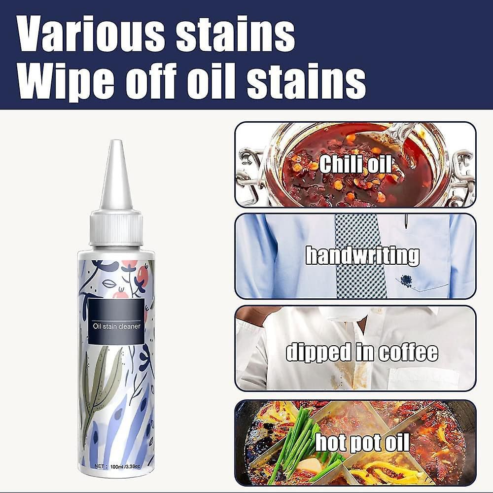 100ml Useful Stain Cleaning Agent Effective Natural Stain Removal Agent Stain Remover Cleaning Agent - AVORA