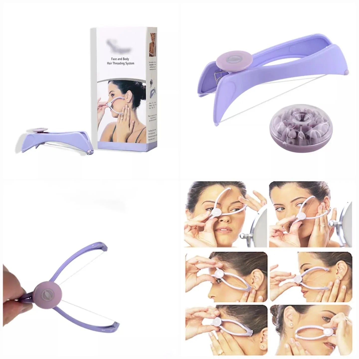 Slique Hair Remover, hair Removal Tool,Threading Beauty Tool for Women - AVORA