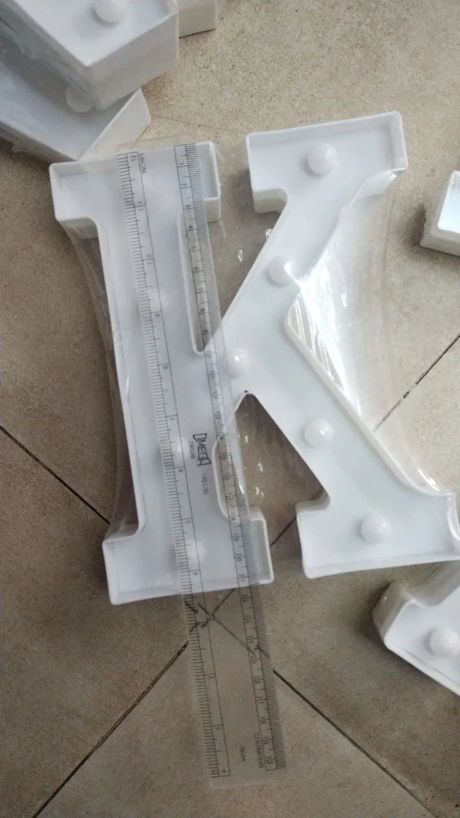 1 pcs LED Alphabet Battery Operated All Led Letter A TO Z For Night Lights Wedding Birthday Party For Room and Decoration Using Without Electricity - AVORA