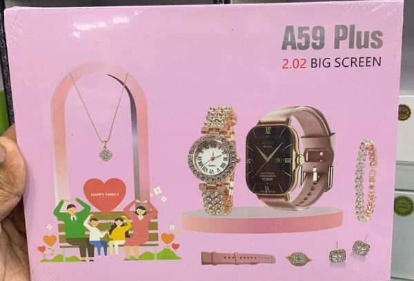 A59 Plus Ladies Smart Watch 2.02 Gig Screen Smartwatch A59 Plus – New Arrival (random Color)