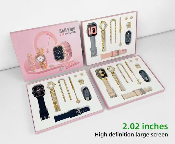 A59 Plus Ladies Smart Watch 2.02 Gig Screen Smartwatch A59 Plus – New Arrival (random Color)