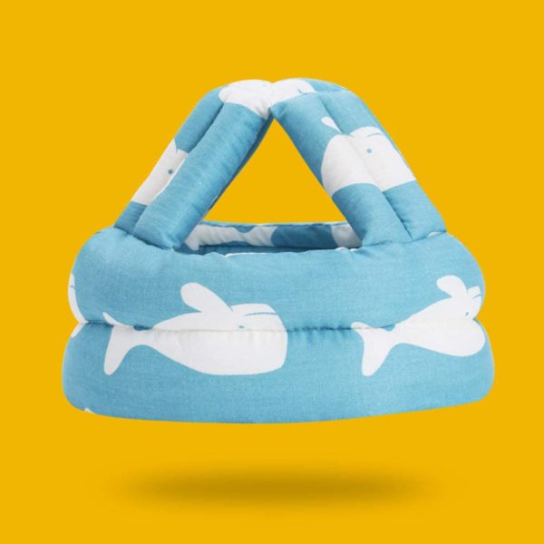Baby Head Protector Crawling - Baby Safety Helmet & amp Walking Helmet (Random Color/Design) - AVORA