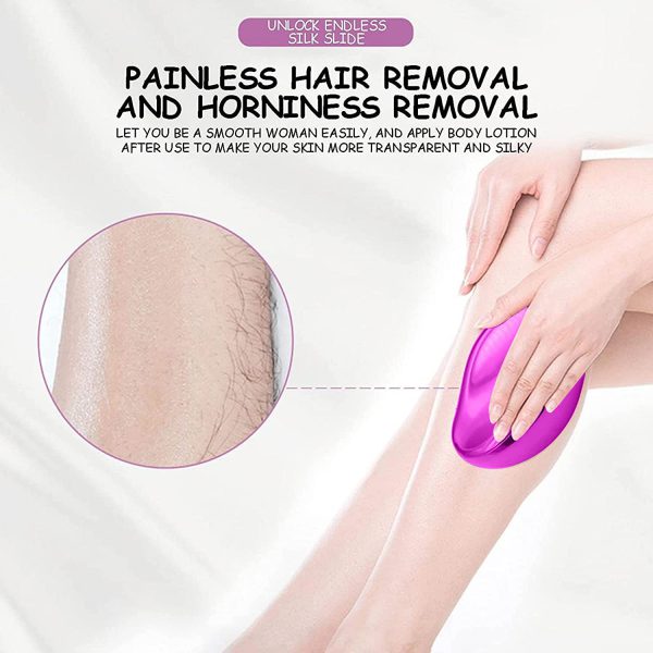 Bleame Crystal Hair Eraser – Painless Exfoliation Hair Removal Tool For Arms Legs Back – Apply To Any Part Of The Body – China (random Color)Without Box - AVORA