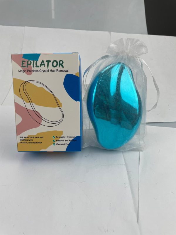 Bleame Crystal Hair Eraser – Painless Exfoliation Hair Removal Tool For Arms Legs Back – Apply To Any Part Of The Body – China (random Color)Without Box - AVORA