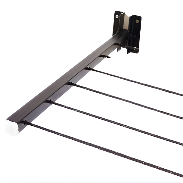 Cloth Drying Stand (24 Inches) With Free Rope Foldable Wall Mounted Heavy Duty Cloth Dryer For Laundry β Space Saver, Modern Hanger Stand