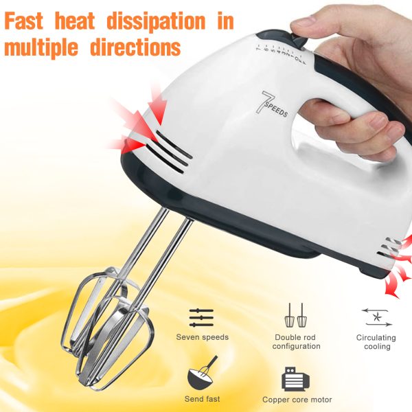 Electric Egg Beater Machine ,coffee Beater , Hand Mixer Chargeable Baking Tool For Kitchen - AVORA