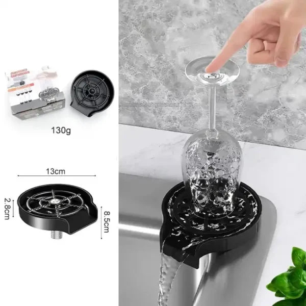 High Pressure Faucet Glass Rinser Automatic Cup Washer Bar Kitchen Beer KTV Milk Tea Cup Cleaner Tool Sink Accessories Gadgets - AVORA