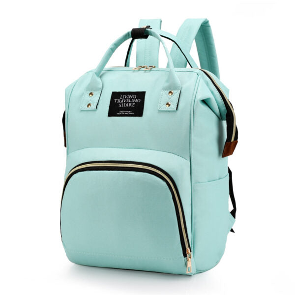 Large Capacity Mummy Bag Multi-function Waterproof Outdoor Women Backpack Nursing Bag for Baby Care - AVORA