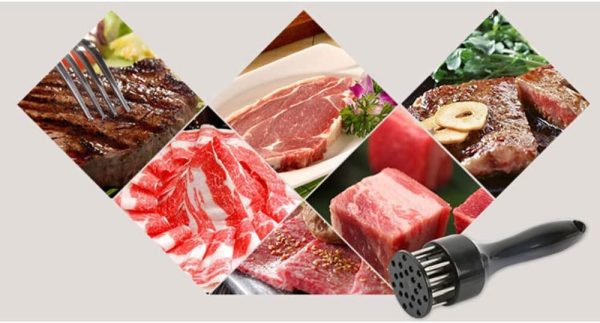 Meat Tenderizer Loose Meat Stainless Steel Needle Eco-friendly (random Color) - AVORA