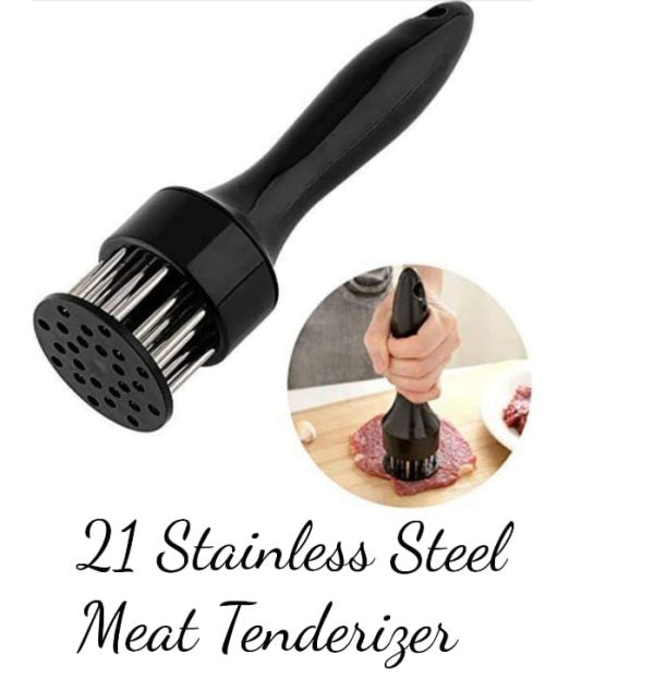 Meat Tenderizer Loose Meat Stainless Steel Needle Eco-friendly (random Color) - AVORA