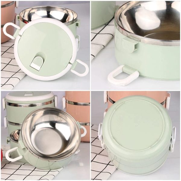Stainless Steel Lunch Box Food Container (random Color)