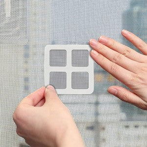 (Pack Of 10) Multifunctional Net Sticker Drainer Net For Bathroom – Kitchen Etc. | Window Screen Repair Patches For Door Window
