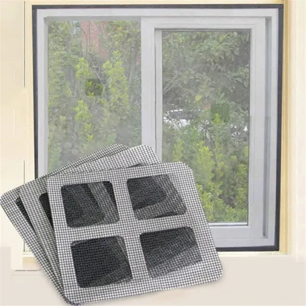 (Pack Of 10) Multifunctional Net Sticker Drainer Net For Bathroom – Kitchen Etc. | Window Screen Repair Patches For Door Window