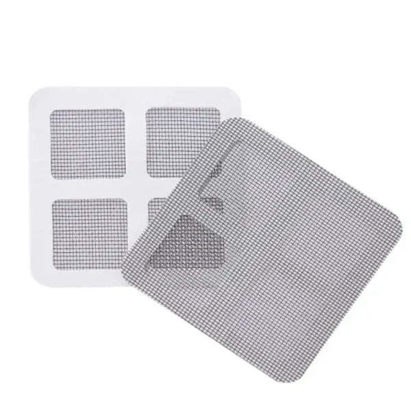 (Pack Of 10) Multifunctional Net Sticker Drainer Net For Bathroom – Kitchen Etc. | Window Screen Repair Patches For Door Window