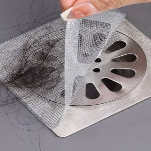 (Pack Of 10) Multifunctional Net Sticker Drainer Net For Bathroom – Kitchen Etc. | Window Screen Repair Patches For Door Window