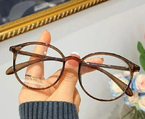 Premium Transparent Glasses– Stylish & Versatile Eyewear, Eyes Protection Eyeglass Black And Brown Combination - AVORA