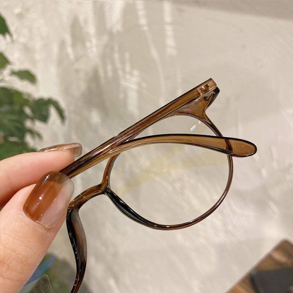 Premium Transparent Glasses– Stylish & Versatile Eyewear, Eyes Protection Eyeglass Black And Brown Combination - AVORA