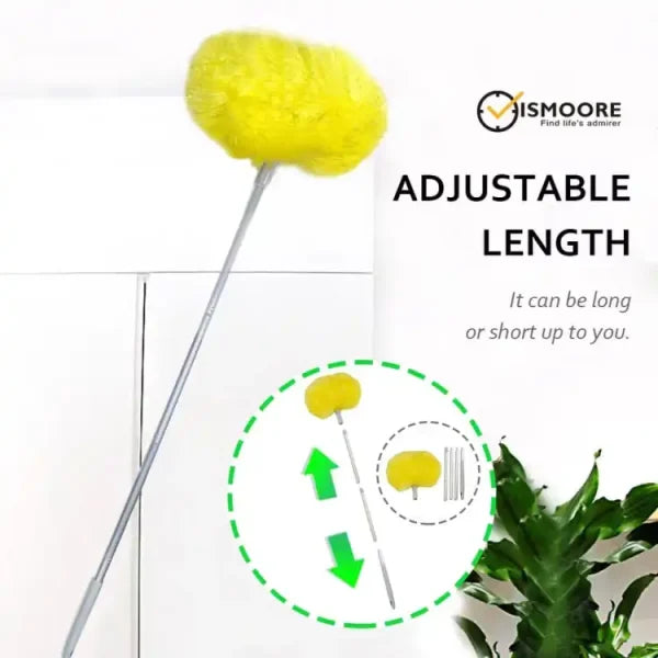 Removable Ceiling Fan Duster Washable Retractable Clean Brush Soft Duster Brush Anti Dusting Brush Home Cleaning - AVORA