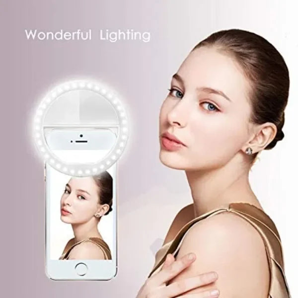 Selfie Ring Light With LED Camera Photography Flash Light - AVORA
