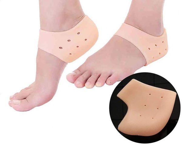 Silicone Anti-Crack Half Heel Socks Set - AVORA