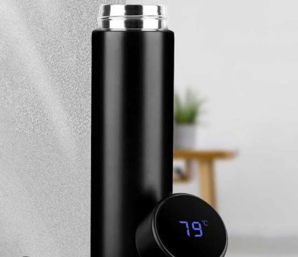 Temperature Display Thermos Water Bottle (Hot & Cold) | 500 ML | Random Colours - AVORA