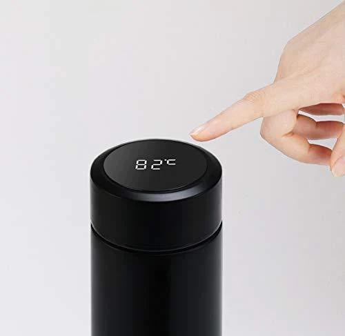 Temperature Display Thermos Water Bottle (Hot & Cold) | 500 ML | Random Colours - AVORA