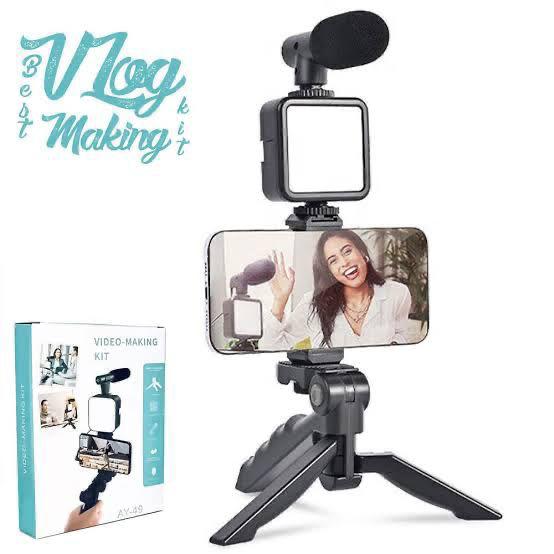 Video Vlog Making Kit With Remote Good Quality - AVORA