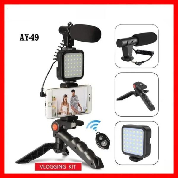Video Vlog Making Kit With Remote Good Quality - AVORA