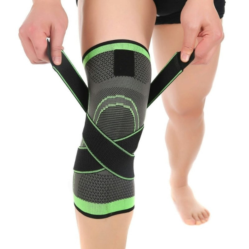 Adjustable 3D Knee Support Band with Patella Gel Pad & Anti-Slip Grip Strong support, pain relief