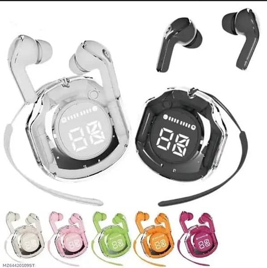 Air 39 Transparent Bluetooth Earbuds | High-Quality Sound, Super Bass, ENC Technology, HD Calling, Bluetooth 5.3 - AVORA